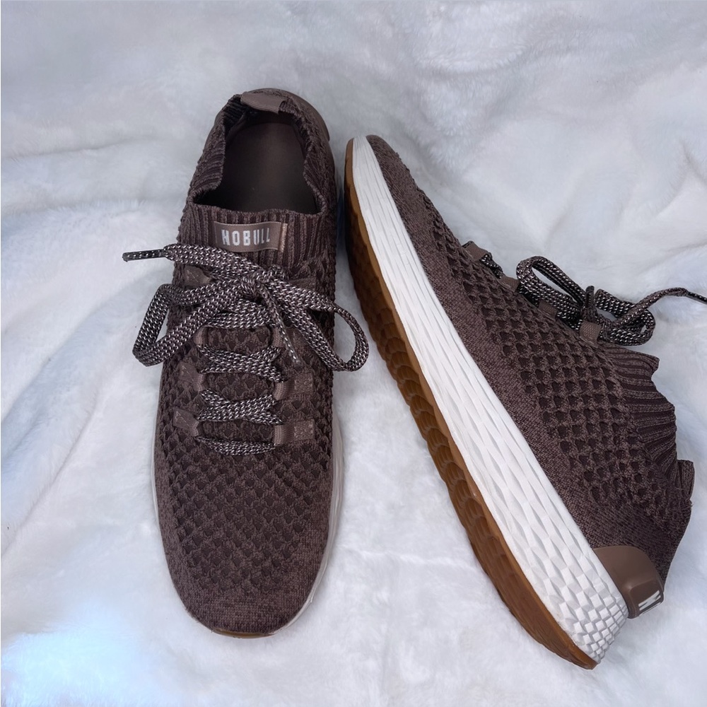 NOBULL Men’s Espresso Knit Runner Sneakers Size 12.5 - Picture 10 of 13